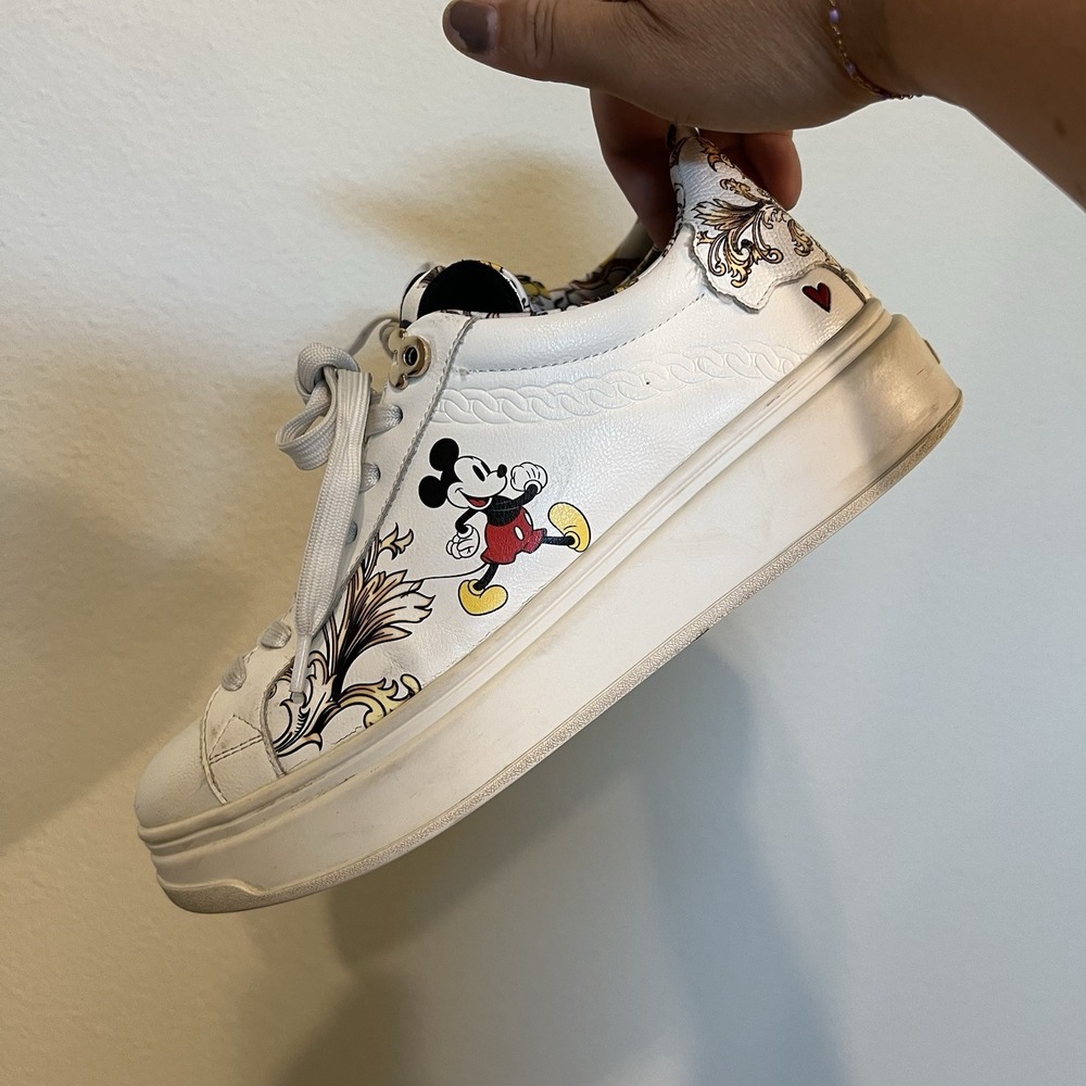 DISNEY X ALDO D100 LOW TOP SNEAKER MICKEY MINNIE WOMEN Size 8.5 Disney Adult - Picture 8 of 12